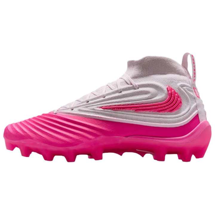 Nike Nike Alpha Menace 5 Soccer Shoes Men's High Top Pearl Powder/White/Bright Pink