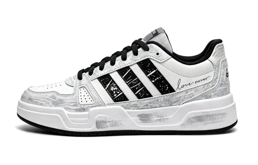 Adidas Adidas LITE BALLER Skateboard Shoes Unisex Low Top Black, White
