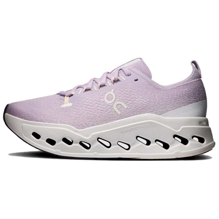 On On Cloudsurfer Max Running Shoes Women's Low Top Pink