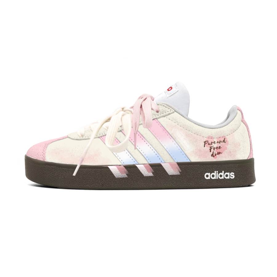 Adidas Adidas VL COURT 2.0 German Army Trainers Women's Low Top White/Blue/Brown