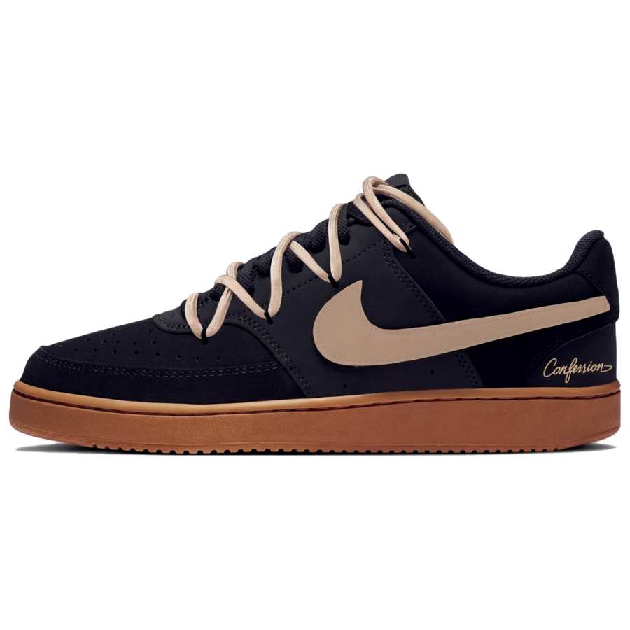 Nike Nike Court Vision 1 Skateboard Shoes Unisex Low Top Brown/Black