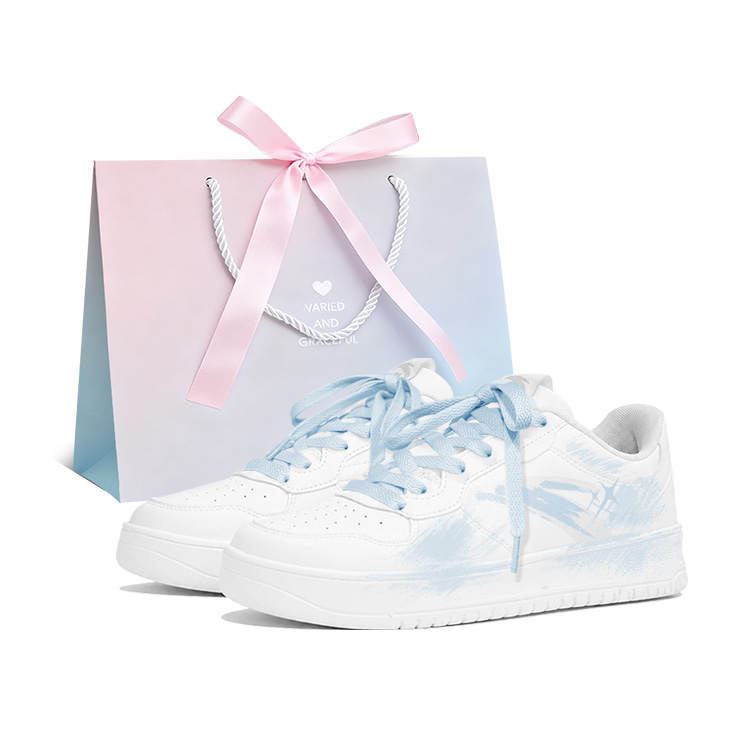 ANTA Skateboard Shoes Men's Low Top White