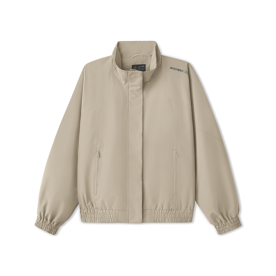 Skechers Jackets Women's Tea Umber/06L4 Stand Collar Moderate