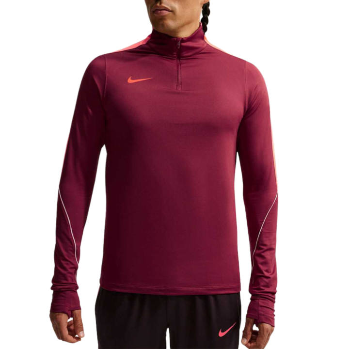 Nike Nike T Shirts Men's Red/Bright Dark Red/White/Bright Dark Red Turtleneck Moderate