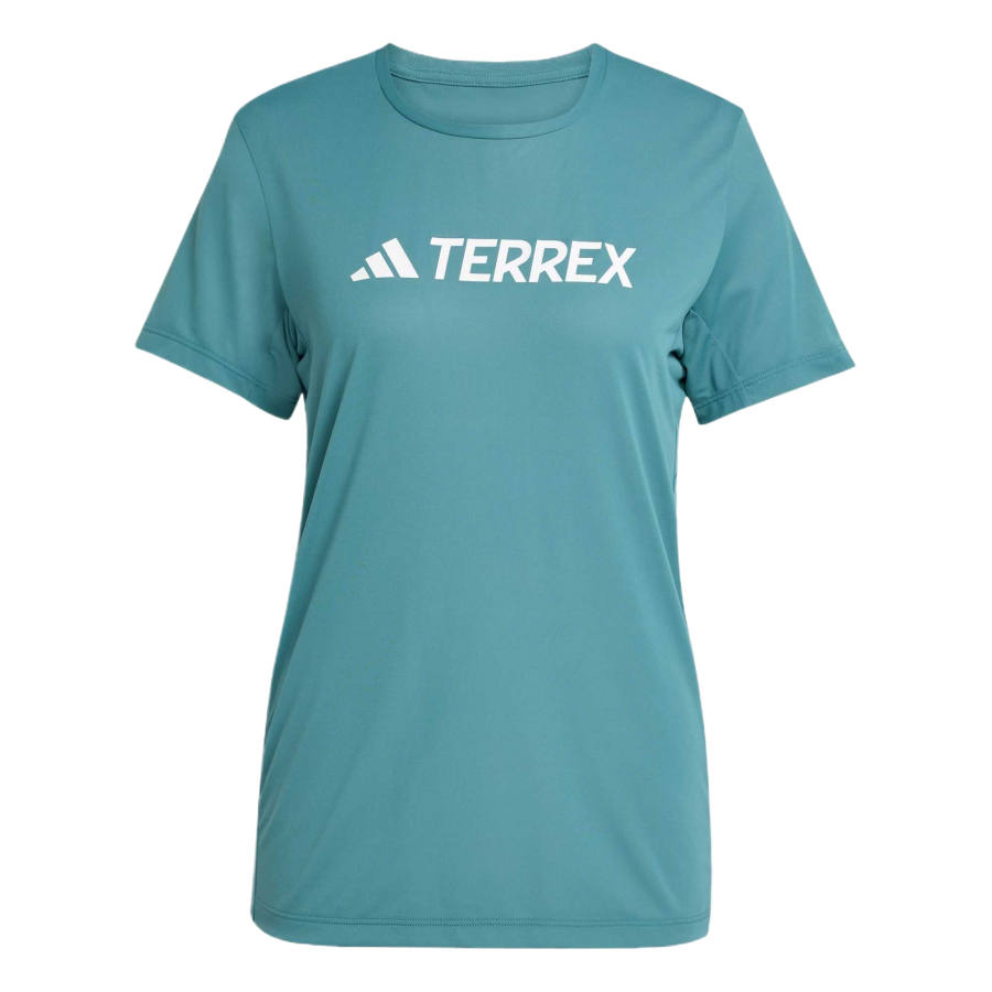 Adidas Adidas T Shirts Women's Vintage Blue Green Crew Neck