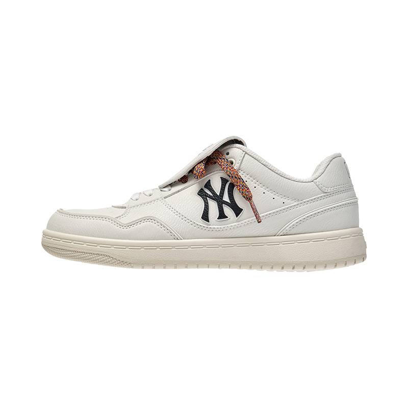 MLB New York Yankees Casual Shoes Unisex Low Top White