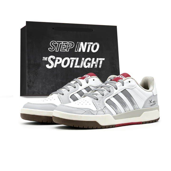 Adidas Adidas ENTRAP Skateboard Shoes Unisex Low Top Silver, Gray, Black