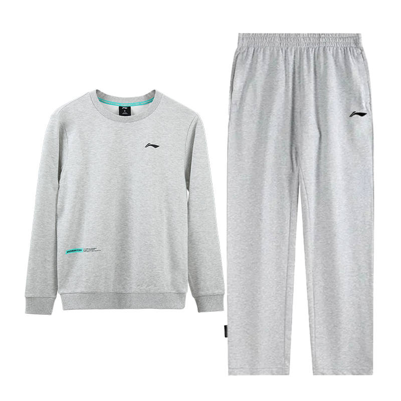 Li-Ning Li Ning Sweatshirt Sets Men's Crew Neck Moderate