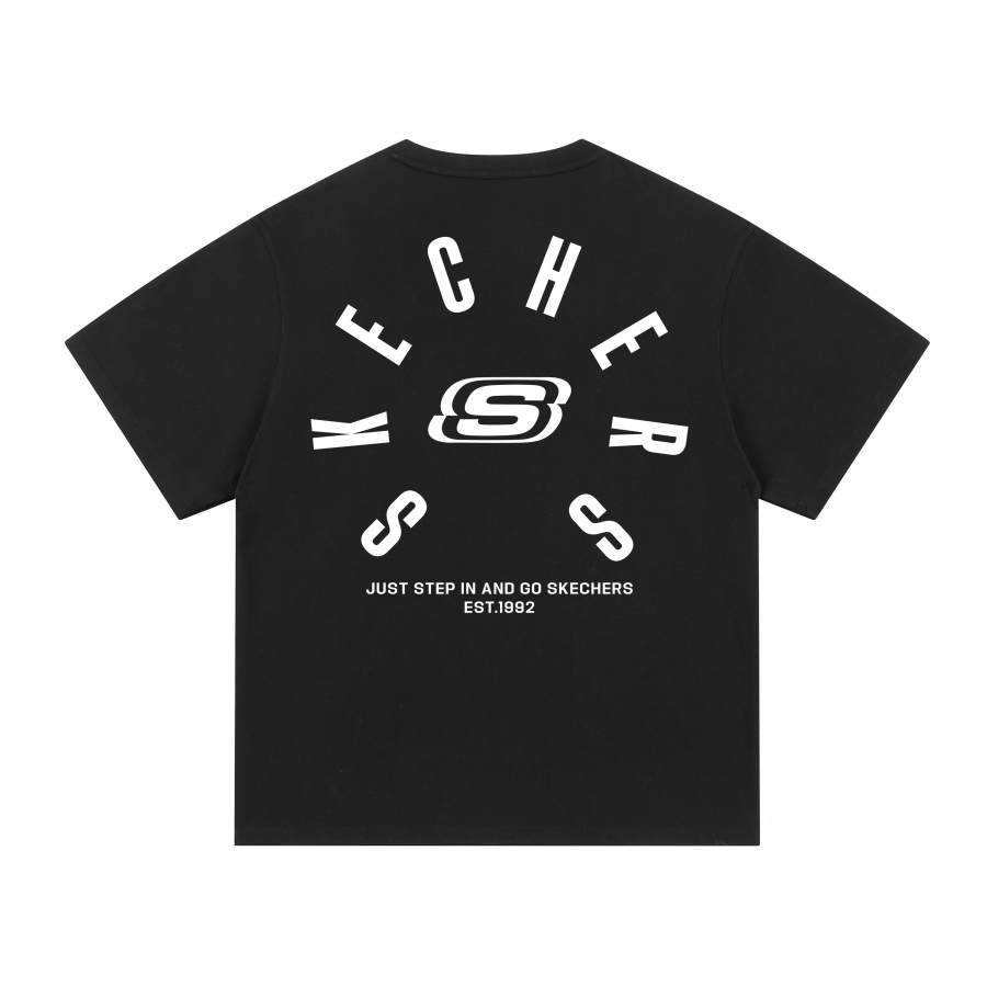 Skechers T Shirts Men's Crew Neck Moderate Straight Fit