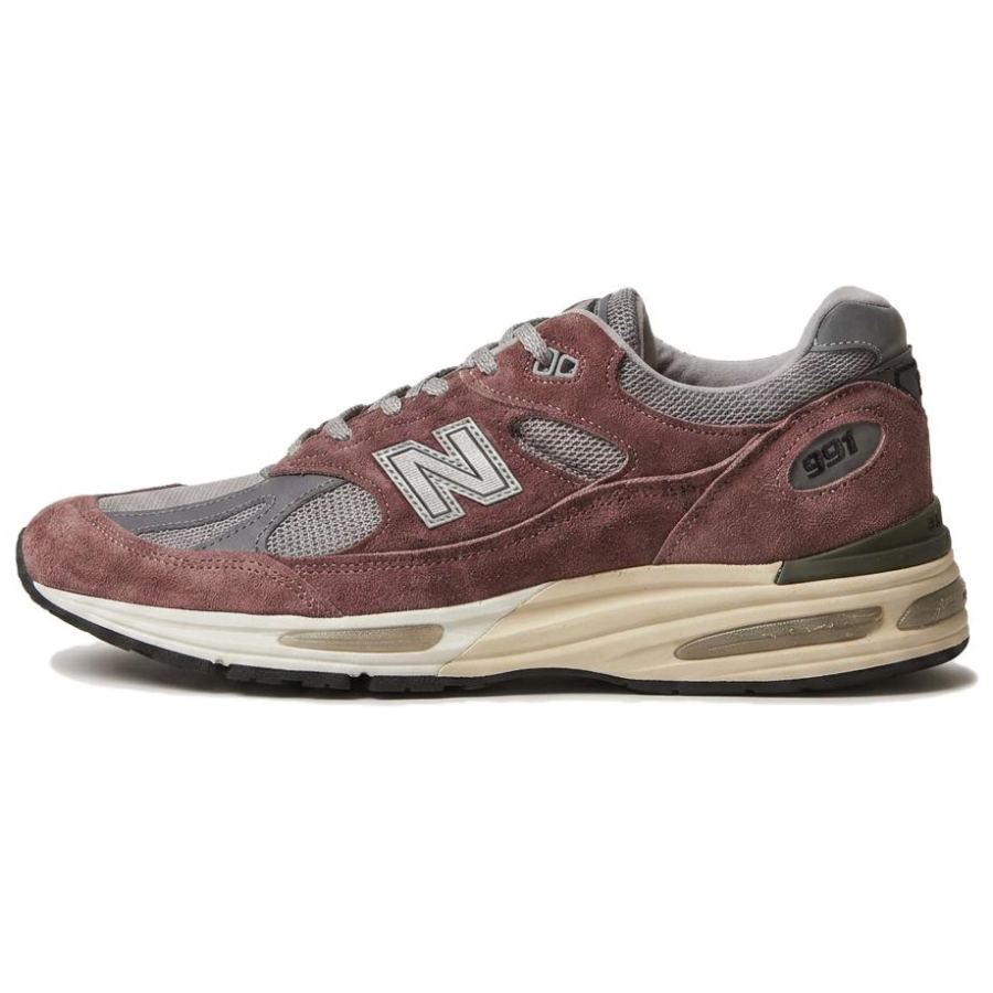 New Balance New Balance NB 991 V2 Running Shoes Unisex Low Top Red Brown