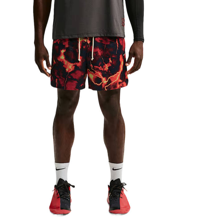 Nike Nike Basketball Shorts Men's Burgundy Red/Obsidian Black/Pale Ivory White