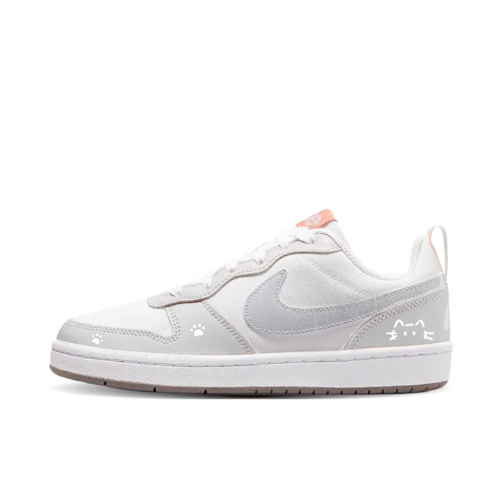 Nike Nike Court Borough Skateboard Shoes Women's Low Top Gray/White