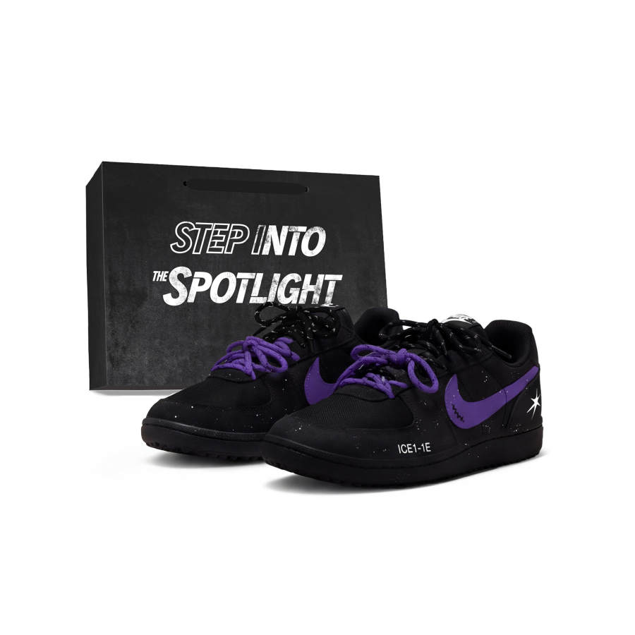 Nike Nike Zoom Field General Skateboard Shoes Unisex Low Top Black, Purple, White
