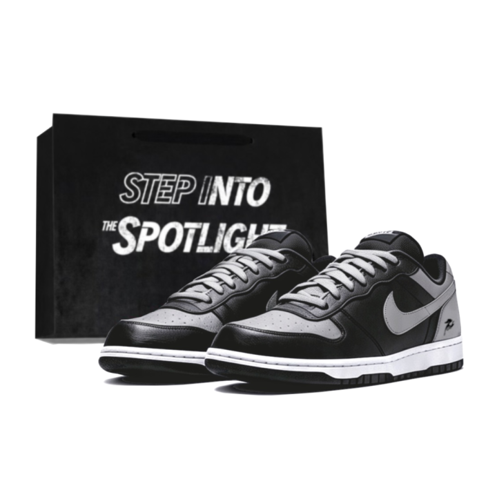 Nike Nike Big Skateboard Shoes Unisex Low Top Gray