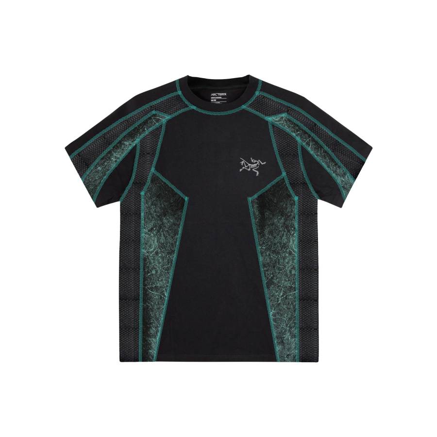 Arcteryx KRAGG T Shirts Unisex Black/Black Crew Neck Moderate