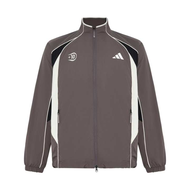 Adidas Adidas Jackets Men's Charcoal Gray Stand Collar Moderate