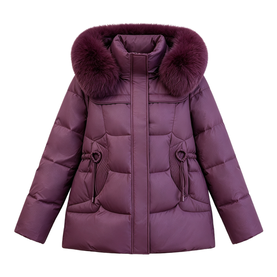 YALU Down Jackets Women's Detachable Hood Thickened Other