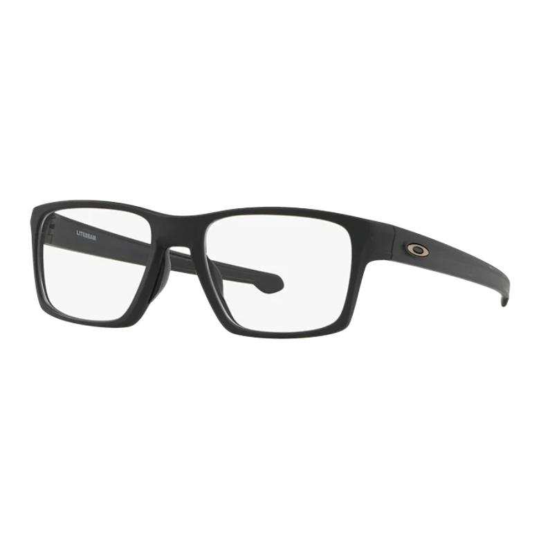 Oakley Oakley High Tech Memory Material Square Eyeglass Frames Unisex Matte Black