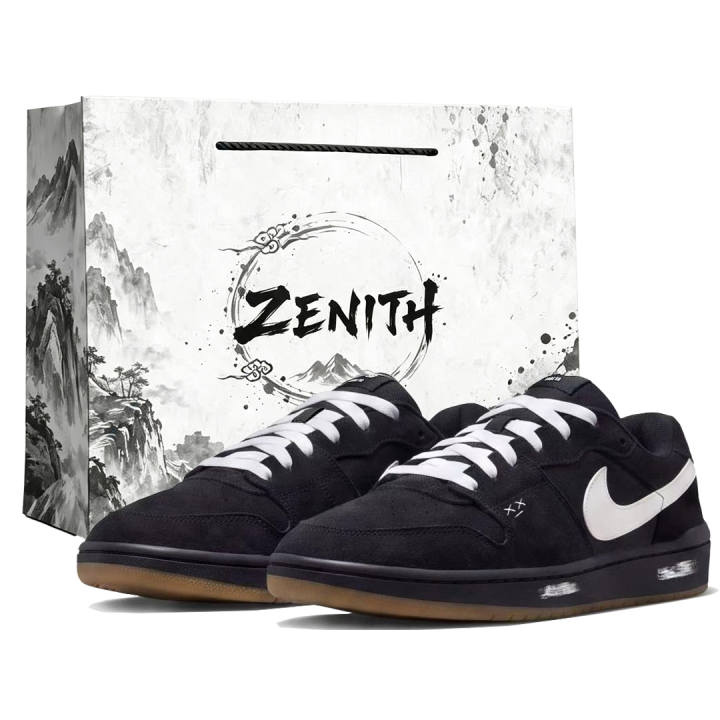 Nike Nike SB Code 58 Skateboard Shoes Men's Low Top Black/White