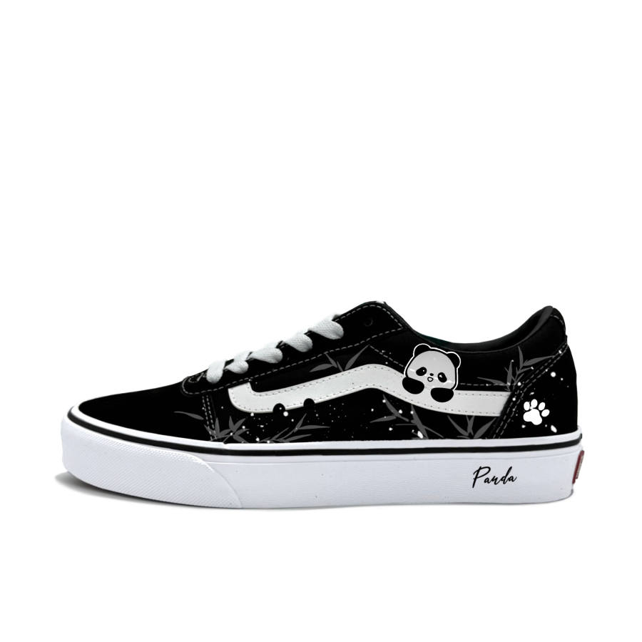 Vans Ward Skateboard Shoes Men's Low Top Black/White