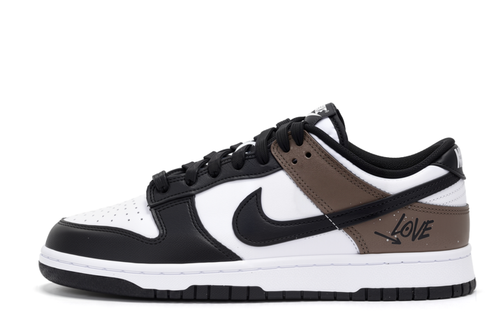 Nike Nike Dunk Skateboard Shoes Unisex Low Top Brown Black
