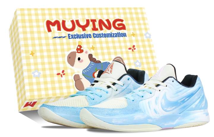 Nike Nike Ja Morant 2 Basketball Shoes Men's Low Top Beige/Blue/Black