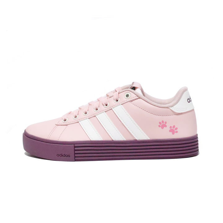 Adidas Adidas Daily 4.0 Skateboard Shoes Unisex Low Top Pink White Multicolor