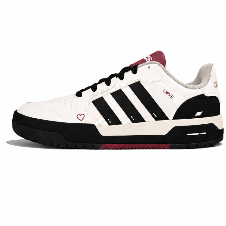 Adidas Adidas ENTRAP Skateboard Shoes Unisex Low Top Black White