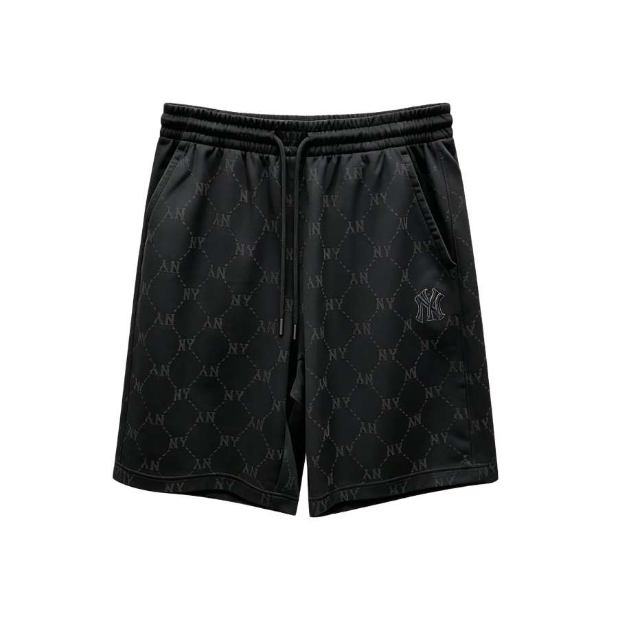 MLB MLB Casual Shorts Unisex Black Straight Fit Pants