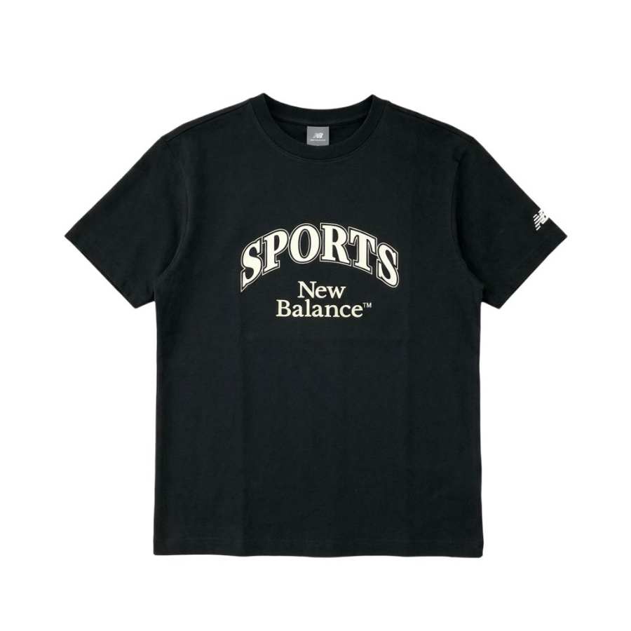 New Balance New Balance T Shirts Men's Black Crew Neck