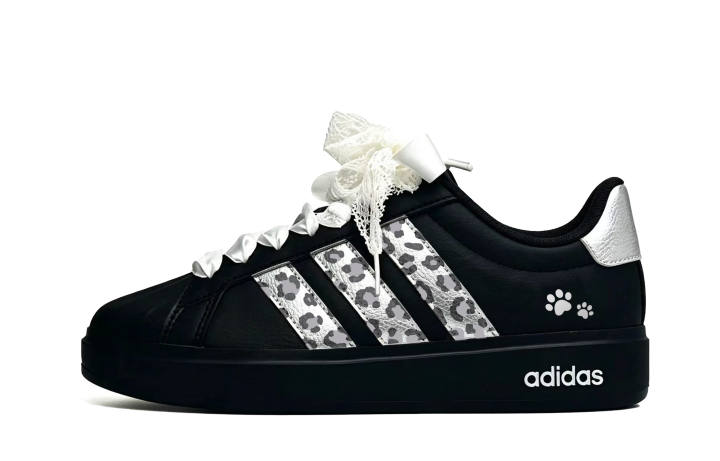 Adidas Adidas Street Talk Skateboard Shoes Women's Low Top Black, White