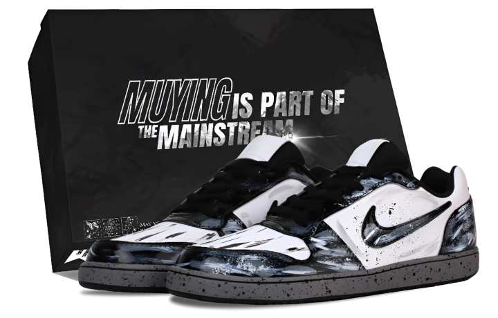 Nike Nike EBERNON Skateboard Shoes Unisex Low Top Black/White/Gray