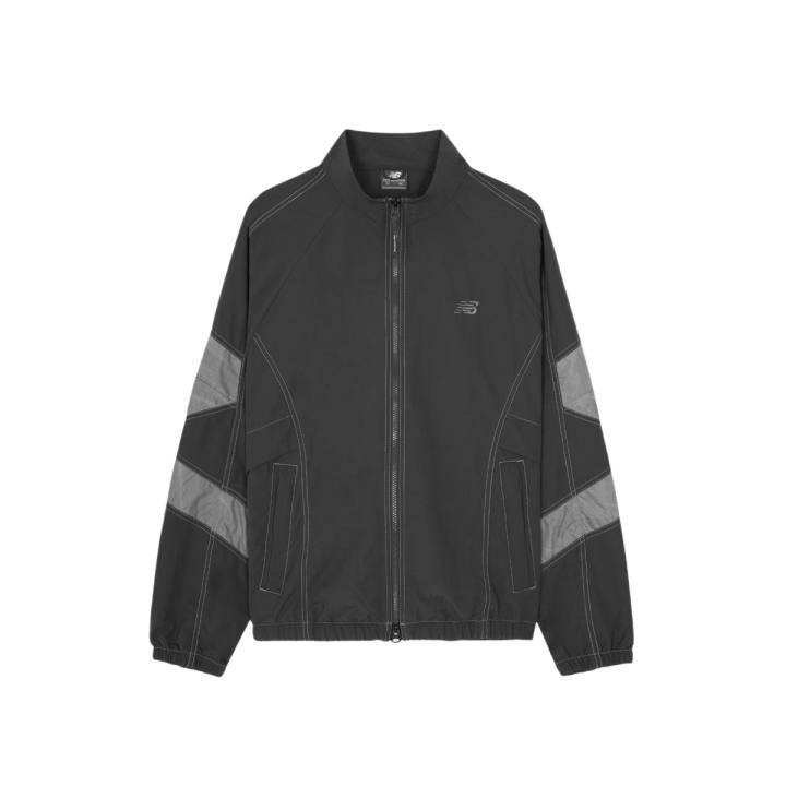 New Balance New Balance Jackets Unisex Charcoal Gray Stand Collar Moderate