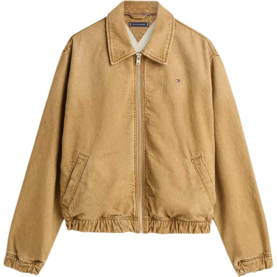 Tommy Hilfiger Jackets Men's Tobacco Brown Lapel Moderate