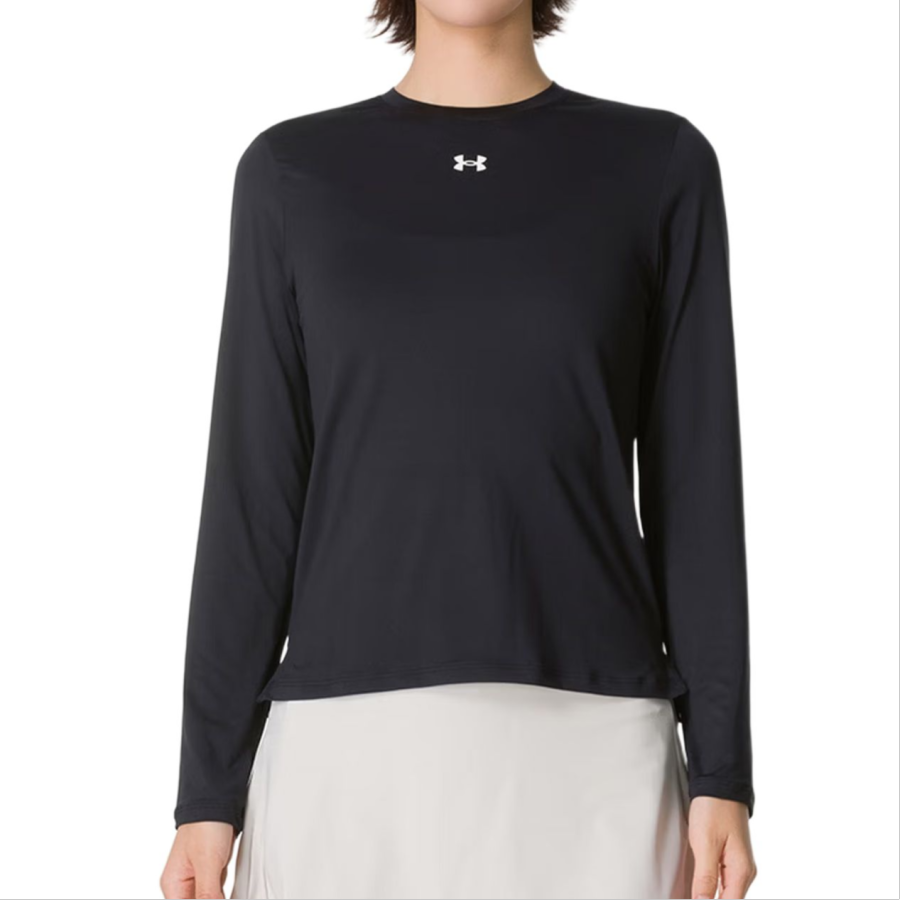 Under Armour T Shirts Women's Black Crew Neck