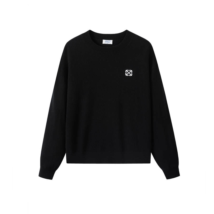 OFF-WHITE OFF WHITE Knitwear Men's Crew Neck Moderate Straight Fit