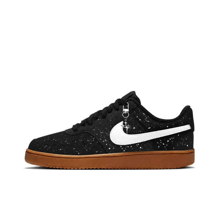 Nike Nike Court Vision Skateboard Shoes Men's Low Top Black Brown