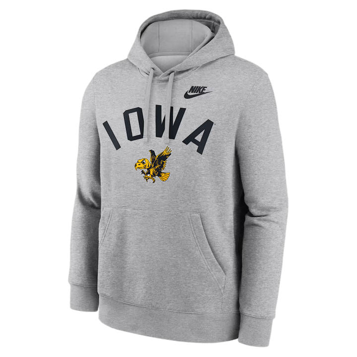 Nike Nike Sweatshirts Men's Gray Heather Hooded Non Detachable Moderate