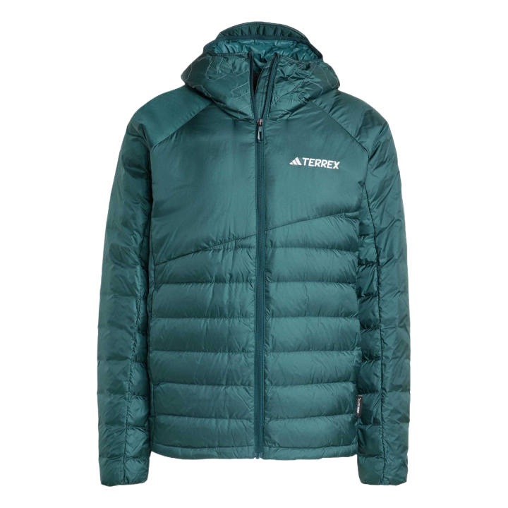 Adidas Adidas Down Jackets Men's Aurora Ivy Hooded Non Detachable Moderate