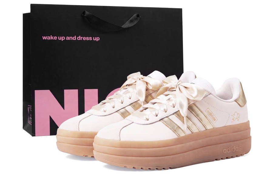 Adidas Adidas VL Court Bold German Army Trainers Women's Low Top Gold/Beige