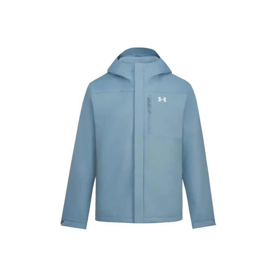 Under Armour Jackets Men's Popular Blue 448 Hooded Non Detachable Moderate Straight Fit