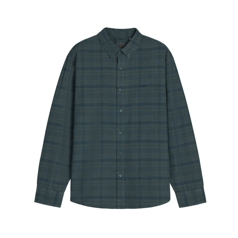 Levis Levis Shirts Men's Green Lapel Moderate