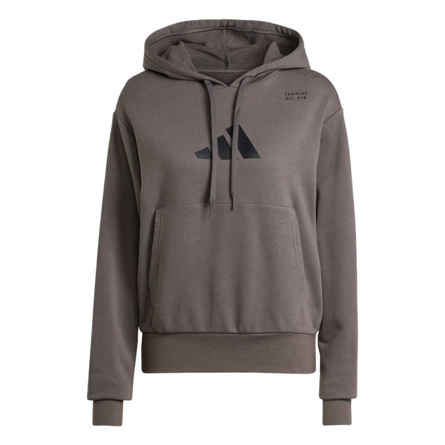 Adidas Adidas Sweatshirts Unisex Charcoal Gray Hooded Non Detachable Moderate