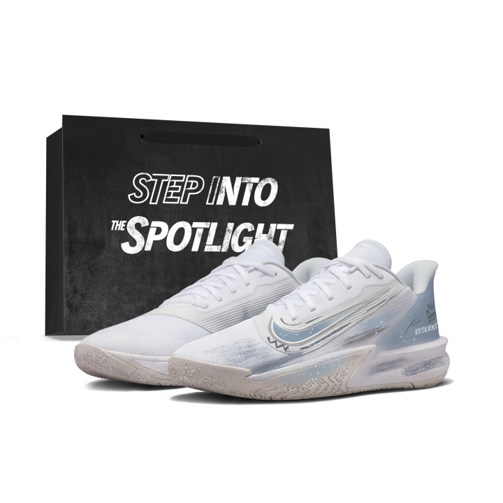 Nike Nike Precision 7 Basketball Shoes Unisex Low Top Blue/White/Beige