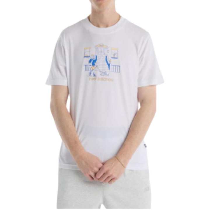 New Balance New Balance T Shirts Men's White Crew Neck
