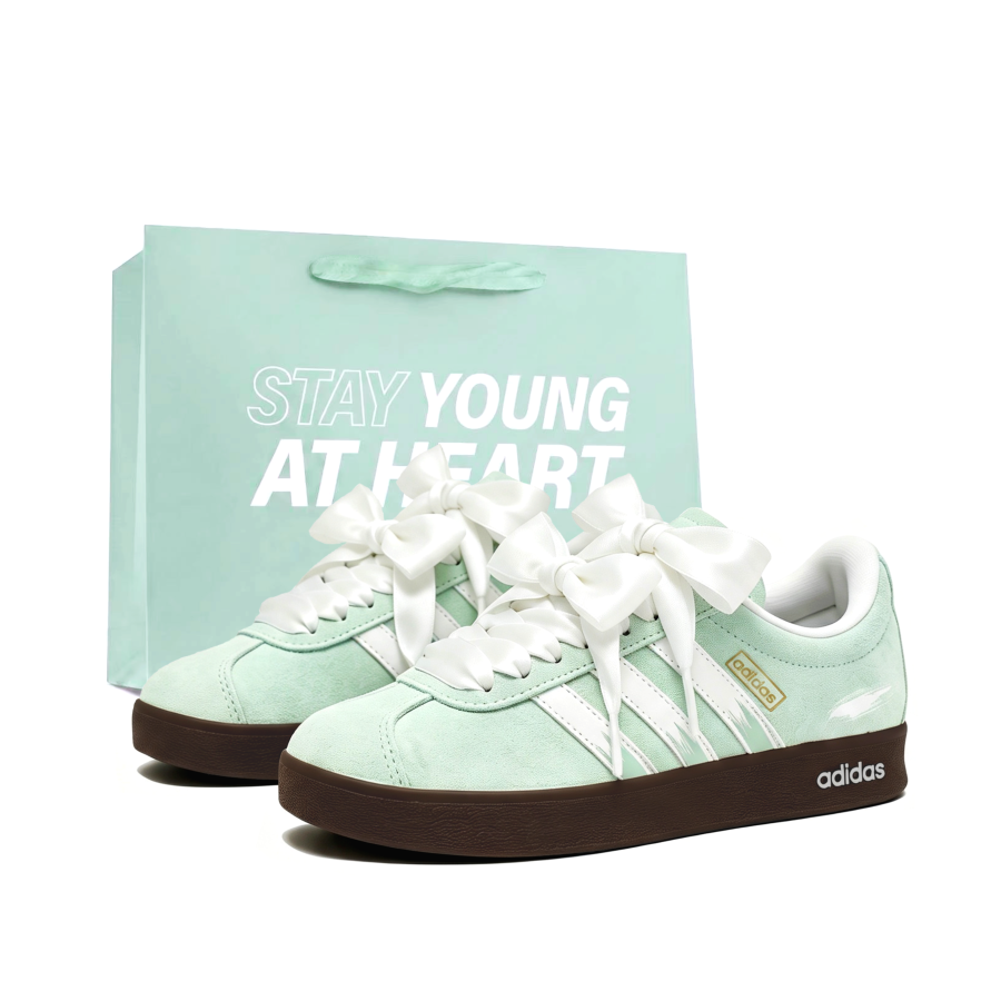 Adidas Adidas Vl Court Classic German Army Trainers Women's Low Top Green