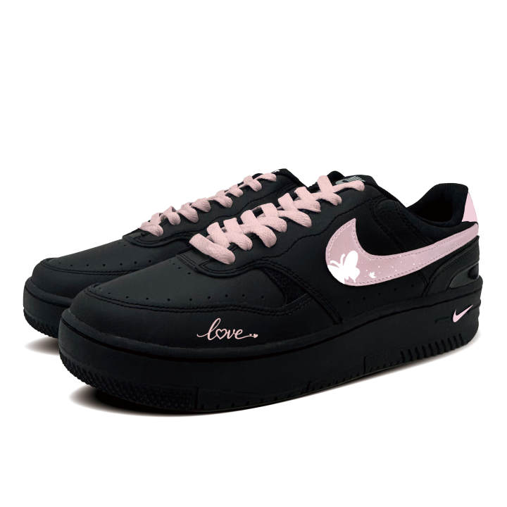 Nike Nike Gamma Force Skateboard Shoes Women's Low Top Black White