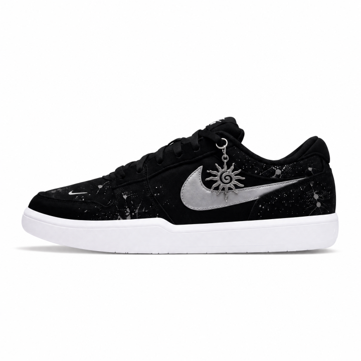 Nike Nike SB Force 58 Skateboard Shoes Unisex Low Top Black & White