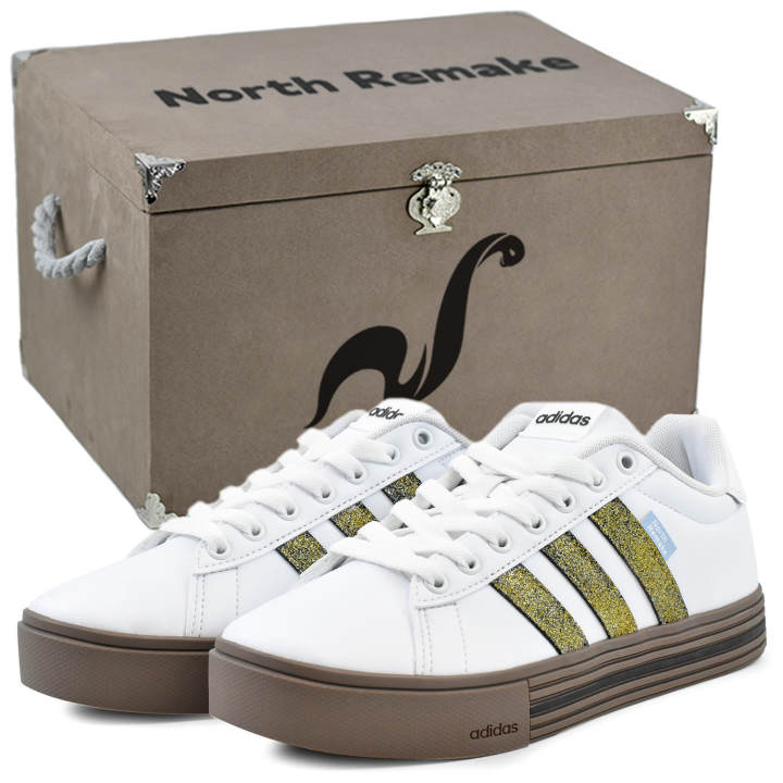 Adidas Adidas Daily 4.0 Skateboard Shoes Unisex Low Top White Brown
