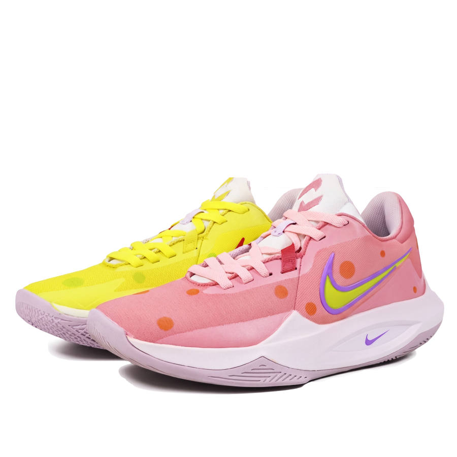 Nike Nike Precision 6 Low top Basketball Shoes Men's Pink Yellow